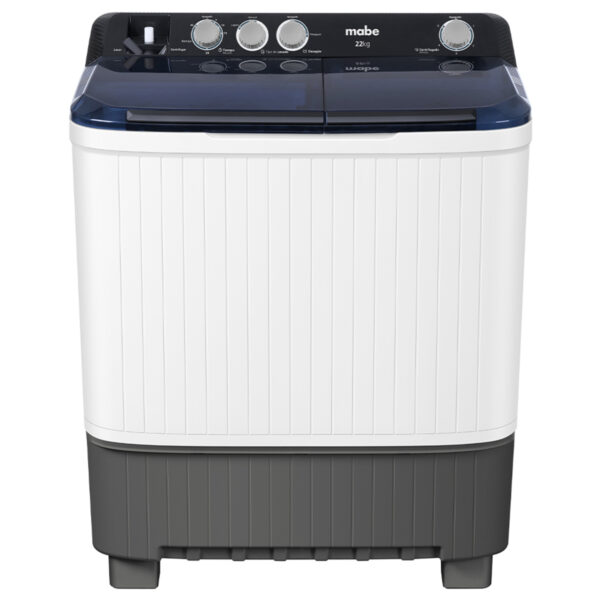 Lavadora Mabe blanca 22KG doble tina