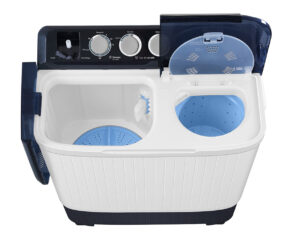 Lavadora Mabe blanca 22KG doble tina