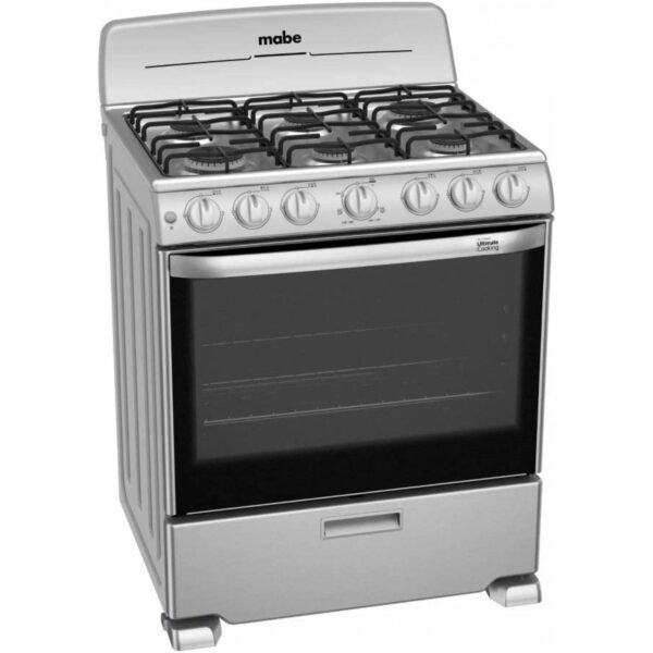 Estufa Mabe de Piso 6 quemadores Plata Mercury