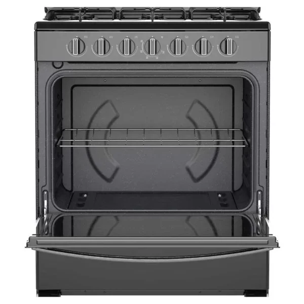 Estufa Acros de Piso a Gas 6 quemadores Negro