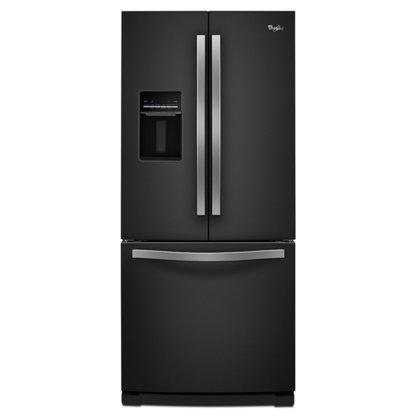 Refrigerador Whirlpool 20 pies French Door Negro